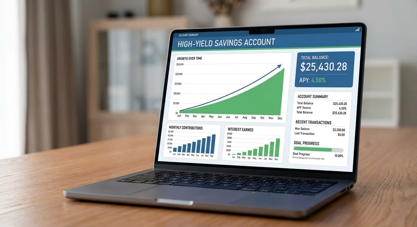 Online dashboard for digital banks like varo